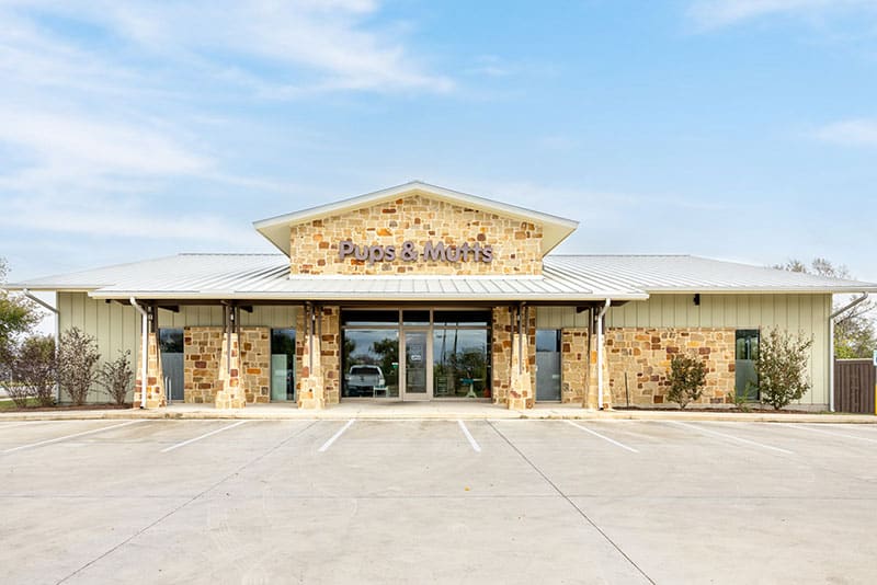 Front of facility